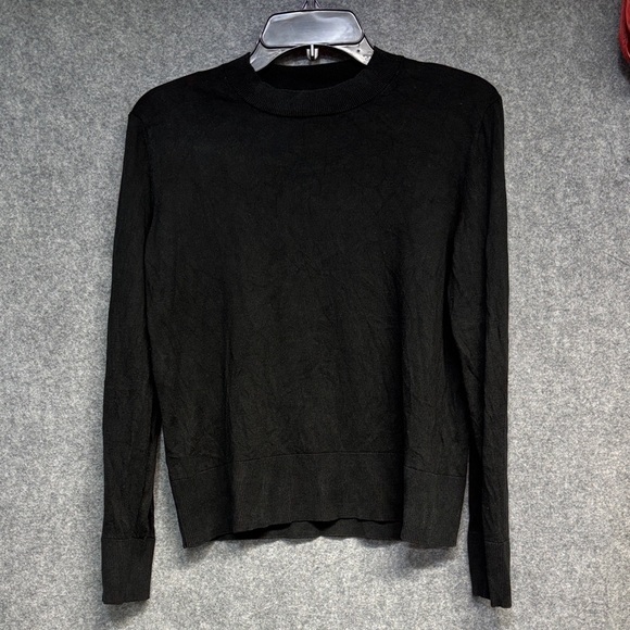 Banana Republic Black Silk Cashmere Sweater Size Small